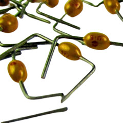 45pcs Vishay 27pF 5% 100V COG, NPO Formed Axial Ceramic Capacitors USA