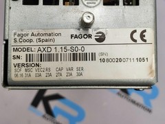Fagor AXD1.15-S0-0 Servo Drive 800VDC 460VAC 7A