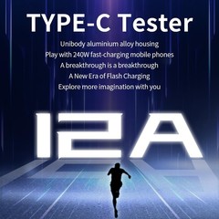 USB C Tester USB C Power Meter Tester,Digital Multimeter with LCD Display,Dig…