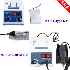 Dental Lab Marathon III Micromotor Polishing N3 /35K RPM Handpiece /Burs kit