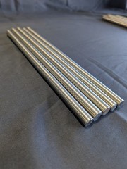 Titanium 6AL4V Round Bar .500″ x 12″ Ti bar stock Ti6AL4V ELI Grade 23