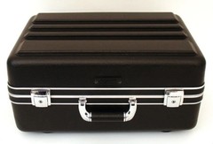 928T-CB – PLATT LUGGAGE – DELUXE POLYETHYLENE TOOL CASE WITH CHROME HARDWARE – B