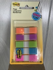 Office Post-it Flags, 0.47 in. x 1.7 in. Pastel Box 6 Dispensers 130 Flags Each