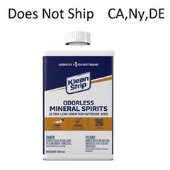 Klean Strip 32oz Mineral Spirits – Odorless, Fast-Dissolving Formula