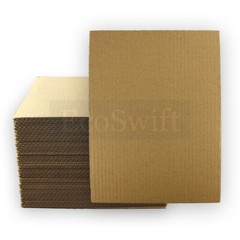 200 9×12 EcoSwift Corrugated Cardboard Pads Filler Inserts Sheet 1/8″ Thick 9×12