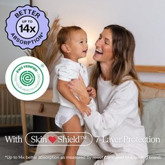 Freestyle 2pk Size 3 Diapers 56ct, Chlorine-Free Hypoallergenic
