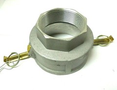 Type DR 3″ Female Coupler X 2″ Female NPT Coupler Aluminum Camlock DR3020AL