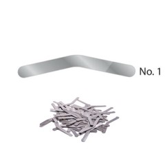 144X EASYINSMILE Dental Tofflemire Stainless Steel Matrix Bands0.015’0.04mm #1-4