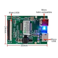 0.71 Inch 1920×1080 OLED Display DIY Project Screen With HDMI Driver Board Panel