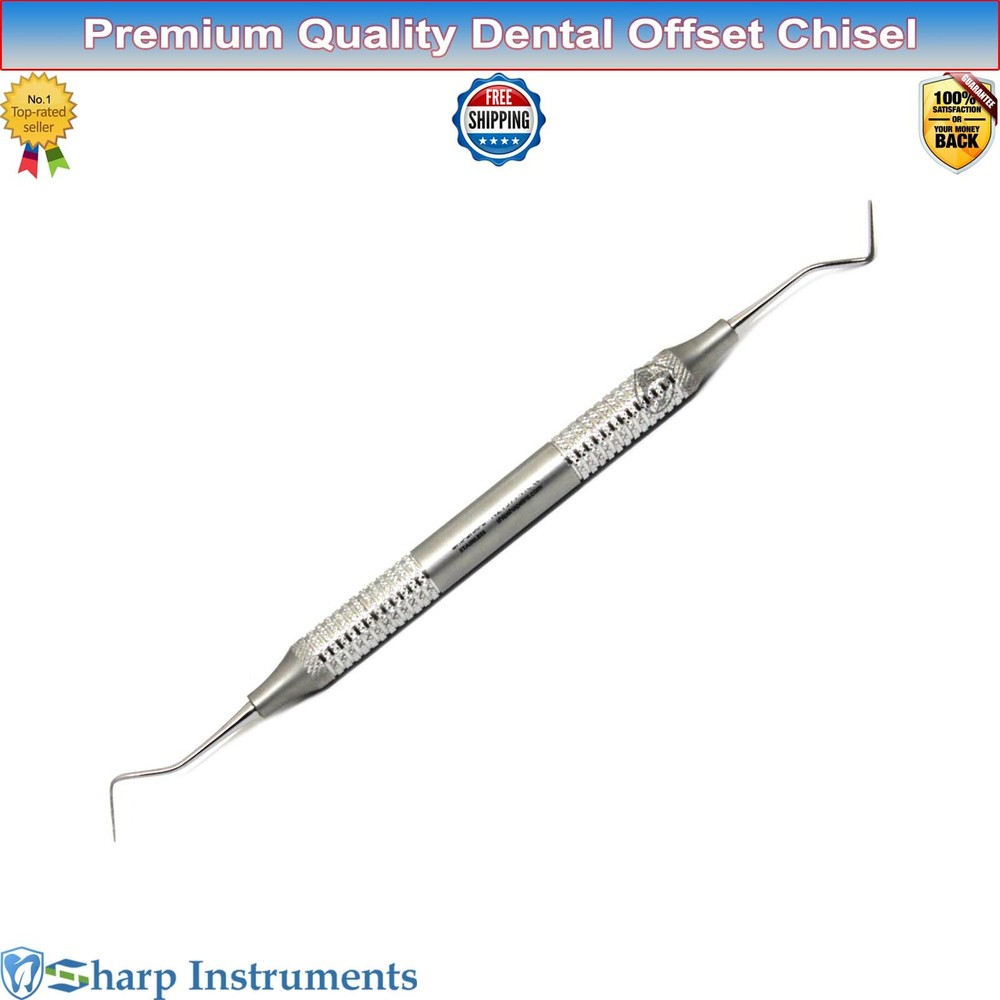 Off Angle Dental Periodontal Chisel Surgical Hatchet Offset Cutting Instrument