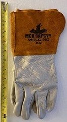MCR Safety 4952L Welding Gloves Size: L 100% Cowhide Leather