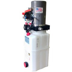 KTI Hydraulics12 VDC HPU Single Double Acting Power Up/Down/Gravity Down, 6 Qt
