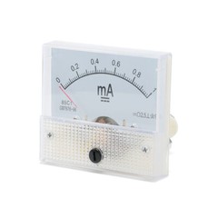 Measure DC Volt Current Voltmeter Amperemeter Analog Panel Meter Various Values