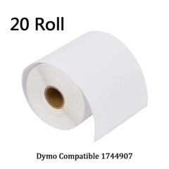 (20 Roll) 4″ x 6″ Direct Thermal Shipping Labels Compatible 1744907 Dymo 4XL