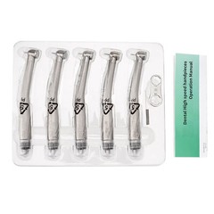 10x Dental Handpiece w/ Std.Head ø10.3 x H13.5mm 4H Coupling & Air-Turbine Motor