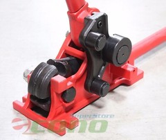 52″ Manual 3/4″ Rebar Bender & 5/8″ Cutter #5 Cutting & #6 Rebar 90° 180° Bends