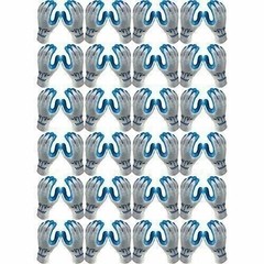 ATLAS Fit 300 Showa Latex Palm-Dipped Blue Large Rubber Work Gloves, 144-Pairs