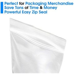 500 4×6 Reclosable Resealable Clear Zipper Plastic Bags 2Mil 4″x6″ inch