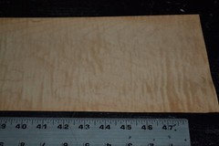 Curly Maple Raw Wood Veneer Sheet 6 x 49 inches 1/42nd 2306-05