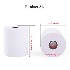 2 1/4 x 50 Thermal Paper 50 Rolls Credit Card & Cash Register POS Receipt Paper