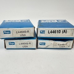 2 Sets Koyo Japan L44649 L44610 Tapered Roller Bearing 26.99 x 50.29 x 14.22 mm