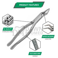 Dental Extracting Forceps #65 For Upper Roots Dental Surgical Inst German Grade