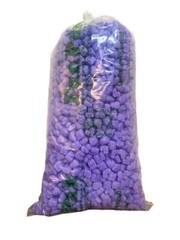 FunPak Packing Peanuts Purple Hearts 1.5 cu ft Compostable Biodegradable