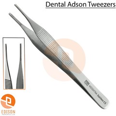 2Pcs Kit Classic Suture Removal Surgical Instrument Adson Tweezers Iris Scissors