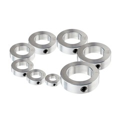 7/8 Bore Zinc Plated Shaft Collars, Solid Steel, Set Screws Style, Industrial
