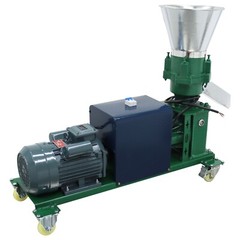 Powered Chicken/Duck Feed Pellet Mill Machine with4mm Plate 4Rollers 220V 4.5KW