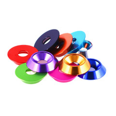 Aluminum Alloy M5 M6 M8 M10 M12 Anodized Countersunk Head Bolt Washers Gasket