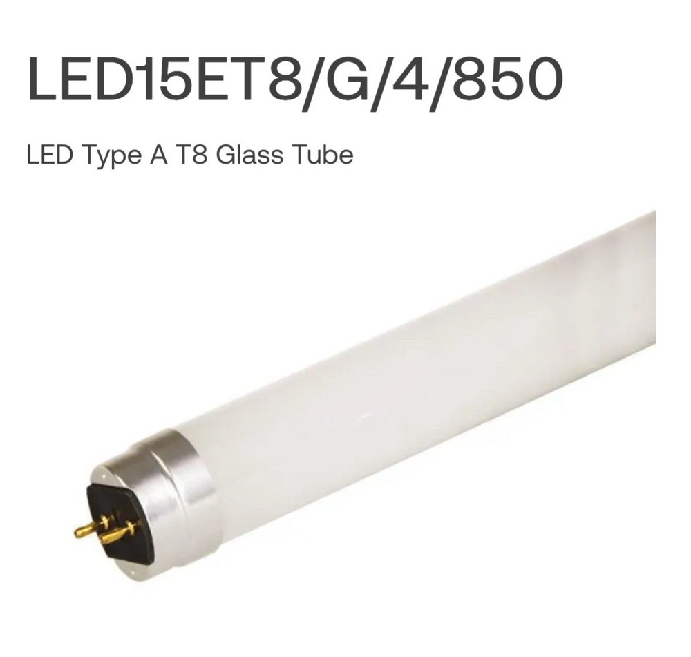 GE 35797 LED15ET8/G4/850 LED T8 Bulb / Lamps 15 Watt 5000k 2300 lumen 20 Count