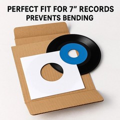 200 – 7.5″ x 7.5″ Corrugated Filler insert Pads 45 RPM For 7″ Record Mailers