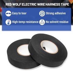 Electrical Wiring Loom Adhesive Tape Car Engine Noise Dampening Insulation Tape
