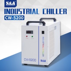 S&A Genuine CW-5200DH Water Chiller for CO2 100W 130W 150W 180W Laser Tube 110V