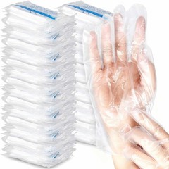10000 Pcs Plastic Disposable Gloves, Clear, One Size Fits Most, Suitable for …