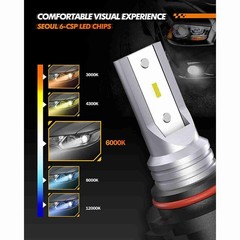 SEALIGHT H10 9145 LED Fog Lights 6000K White 6000LM Waterproof 2-pack