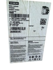 Siemens SIRIUS 3RT23441AN20 4-Pole Power Contactor 110A 220VAC Coil 1NO+1NC