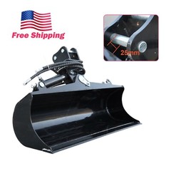 Mini Excavator Tilting Bucket Attachments 1000mm Hydraulic Digger Tilt Bucket