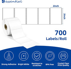 3″X2″ Direct Thermal Barcode Labels, Shipping Label, Compatible With