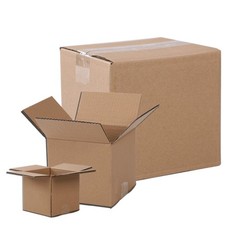 100Pcs 6x6x6″ Packaging Transporting Corrugated Cardboard Paper Shipping Boxes