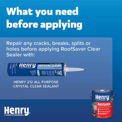 Henry 812 RoofSaver Clear Sealer Shingle Coating to Extend Shingle Life-0.90 Gal