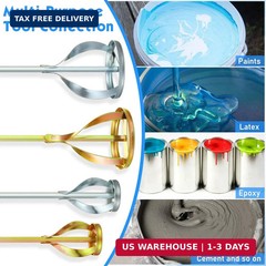 4 Pcs Paint Mixer for Drill Paint Stirrer Fits 1-5 Gallon Buckets for All Standa
