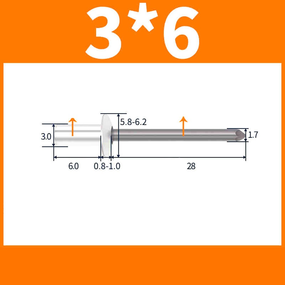 SEALED POP RIVETS CLOSED DOME HEAD BLIND SEALING ALUMINIUM / STEEL 3mm – 6.4mm