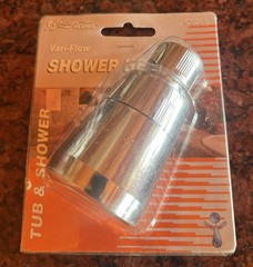 Aqua Plumb C0265 Chrome Plated Vari-Flow Shower Head. New. Ships Free