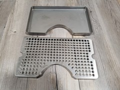 12″ x 7″ Kegerator Tower Cutout Drip Tray Stainless Steel Removable Grate