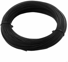 Vinyl Coated Stainless Steel 304 Cable Wire Rope 7×7, Black, 1/16″ – 1/8″