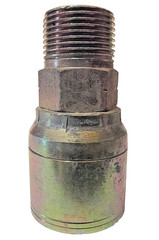 (4)3/4″ Hose x 3/4″ NPTF Male Pipe Thread Hydraulic Hose End Crimp Fitting 12-12