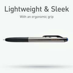 Pentonic G-RT Retractable Gel Pens, 5 Count, Blue 1 Count (Pack of 5),