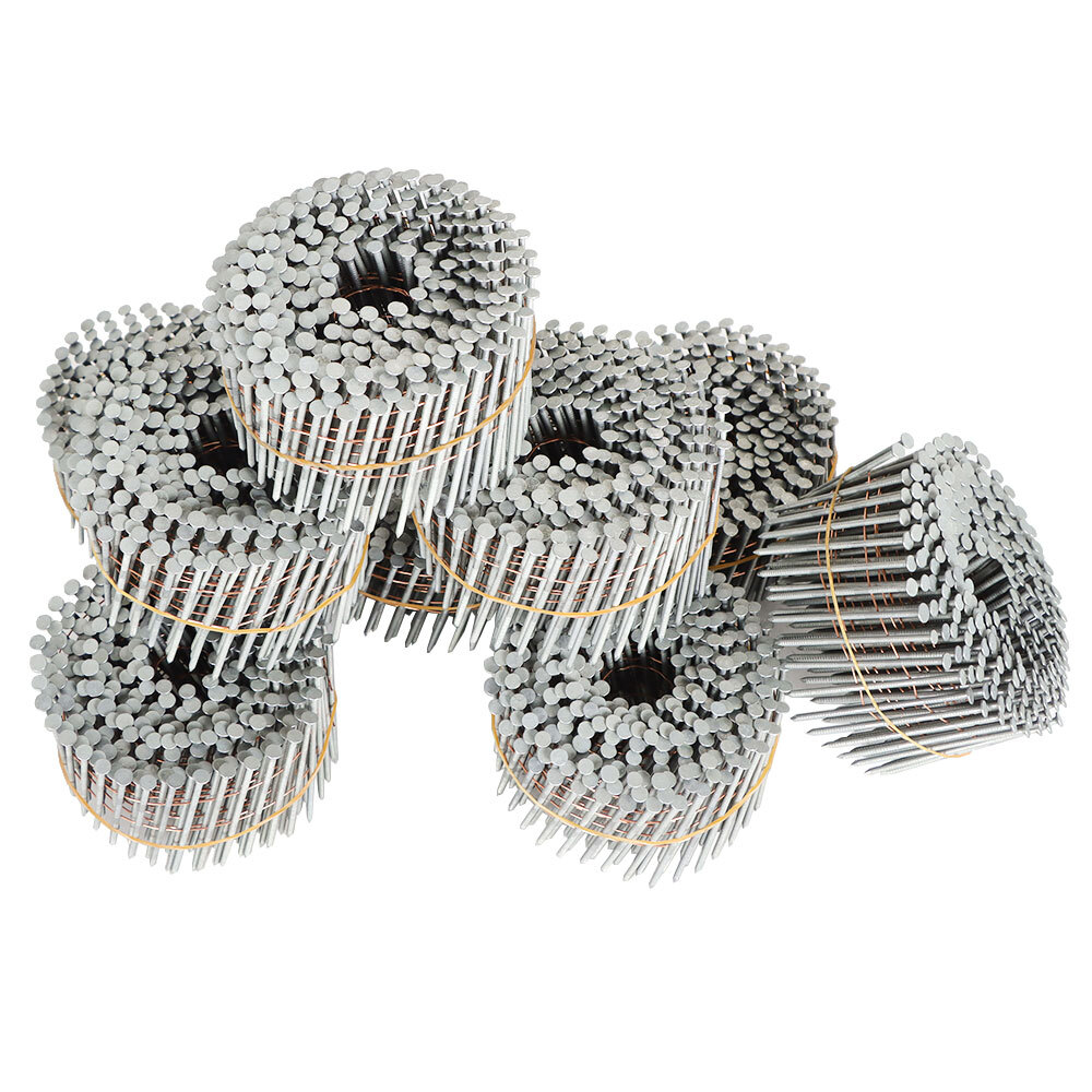 3600Pc Siding Nails 2-1/2 “x .092” 15 Degree Collated Wire Coil Full Round Head